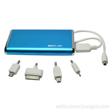 Portable Power Station for iPhone, Slim Power Bank with 6,500mAh Capacity, Available in Multicolor